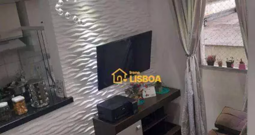 Apartamento com 2 dormitórios à venda, 45 m² por r$ 290.000,00 - jardim santa teresinha - são paulo/sp