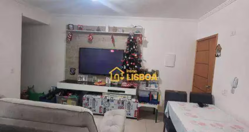Apartamento com 2 dormitórios, 1 suíte à venda, 56 m² - parque novo oratório - santo andré/sp