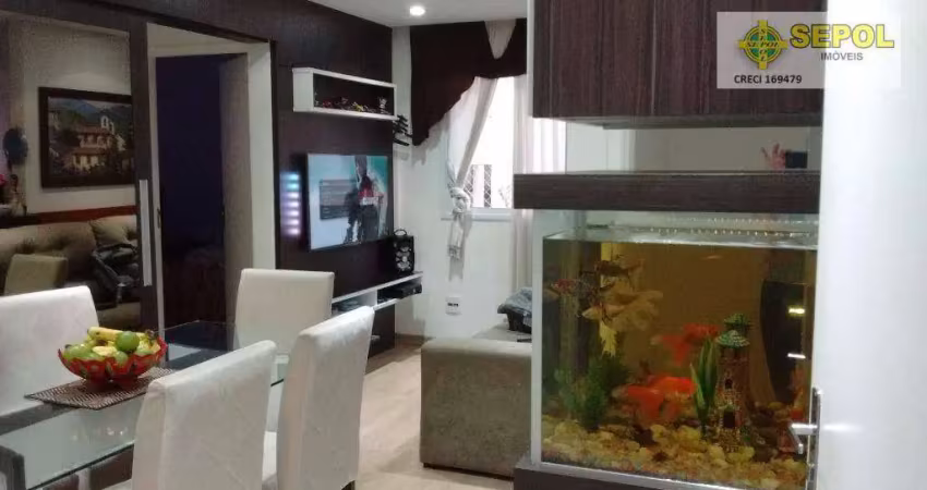 Apartamento com 2 dormitórios à venda, 48 m² por r$ 245.000,00 - cidade satélite santa bárbara - são paulo/sp