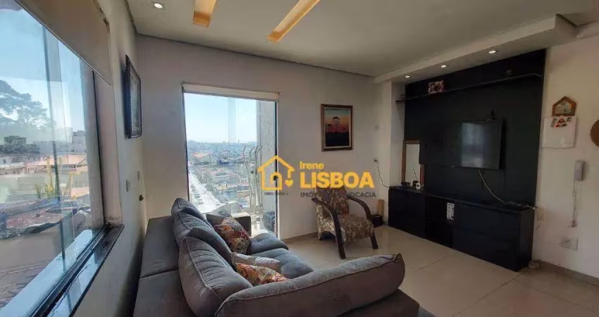 Cobertura com 2 dormitórios à venda, 86 m² por r$ 470.000,00 - itaquera - são paulo/sp