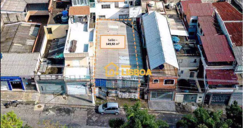 Salão para alugar, 306 m² por r$ 12.283,74/mês - parque císper - são paulo/sp