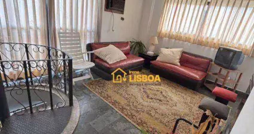Apartamento duplex com 2 dormitórios à venda, 196 m² por r$ 380.000,00 - enseada - guarujá/sp