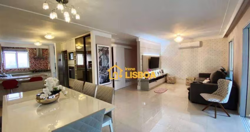 Apartamento com 3 dormitórios à venda, 128 m² por r$ 1.180.000,00 - centro - santo andré/sp
