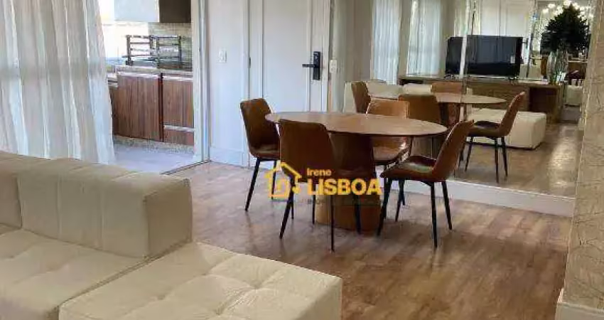 Apartamento com 3 dormitórios para alugar, 106 m² por r$ 6.490/mês - casa branca - santo andré/sp