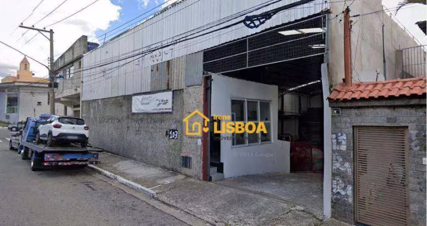 Galpão para alugar, 660 m² por r$ 19.000,00/mês - jardim imperador (zona le - são paulo/sp