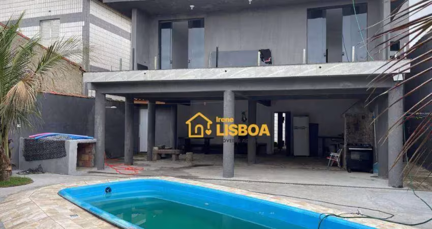 Sobrado com 3 dormitórios à venda, 250 m² por r$ 900.000 - nossa senhora de fátima - mongaguá/sp