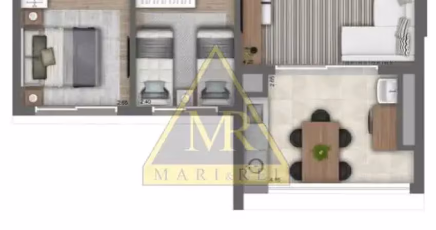 Apartamento com 2 quartos à venda na Rua Gregório Serrão, --, Vila Mariana, São Paulo