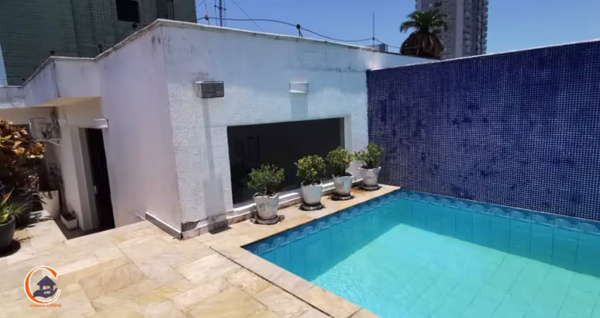 COBERTURA DÚPLEX - 200m - SUÍTE MASTER COM CLOSET - PISCINA- GONZAGA SANTOS