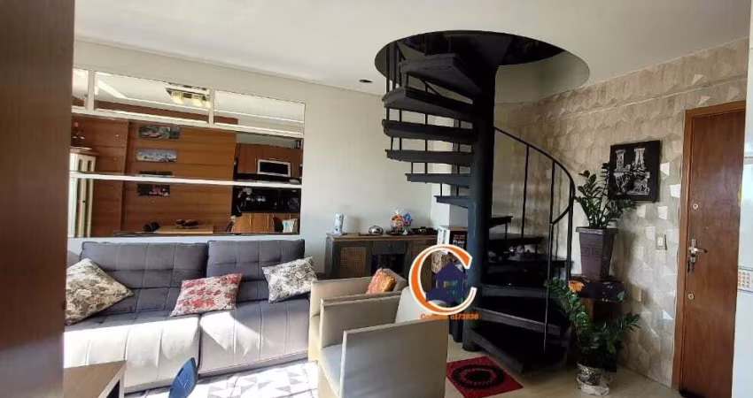 Cobertura  triplex  -    com 144m -  3 dormitórios - 1 vaga
