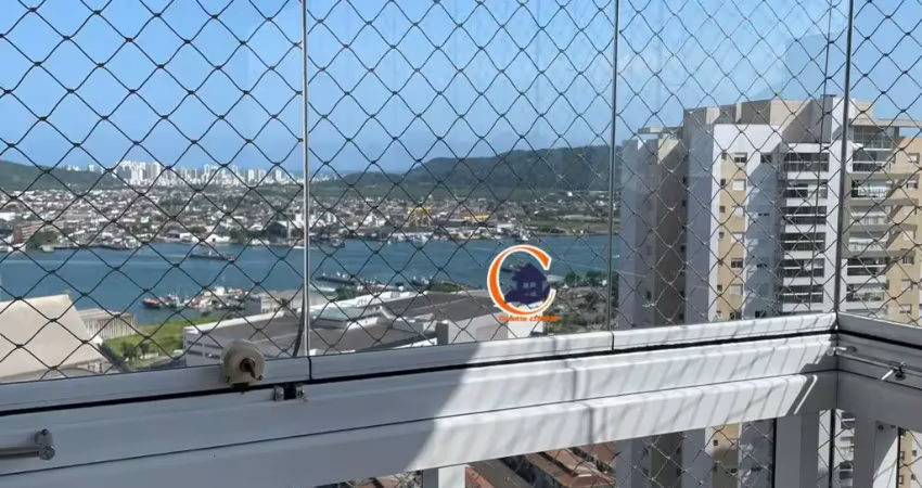 Apartamento  andar alto - mobiliado para loçação - ponta da praia - 3 dorm / lazer