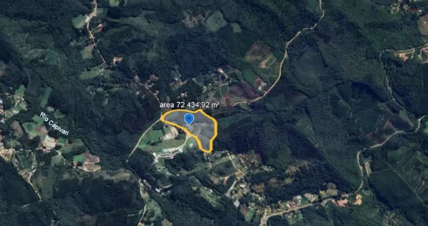 Área 72.434,92m² Bocaiuva do sul pr