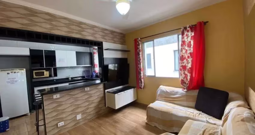 Apartamento com 1 dormitório à venda, 58 m² por r$ 223.000,00 - vilamar - praia grande/sp