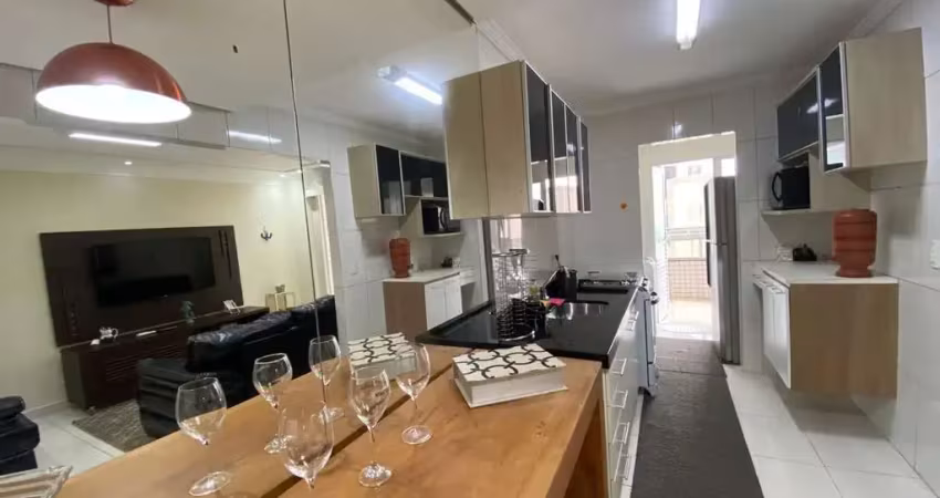 Apartamento com 2 dormitórios à venda, 88 m² por r$ 520.000,00 - caiçara - praia grande/sp