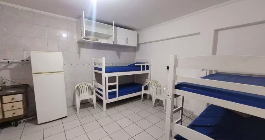 Kitnet com 1 dormitório à venda, 25 m² por r$ 140.000,00 - vila assunção - praia grande/sp