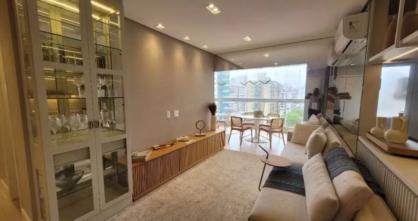 Apartamento com 3 dormitórios à venda, 109 m² por r$ 1.220.000 - vila guilhermina - praia grande/sp