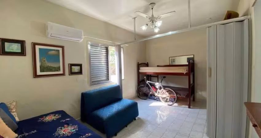 Kitnet com 1 dormitório à venda, 30 m² por r$ 170.000,00 - caiçara - praia grande/sp