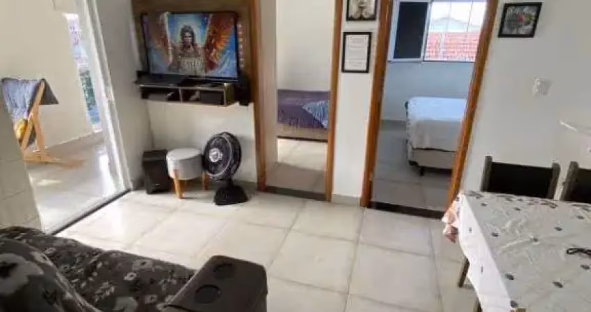 Casa com 2 dormitórios para alugar, 55 m² por r$ 2.100,02/mês - balneário pires - praia grande/sp