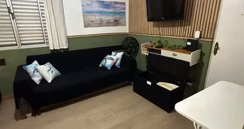 Kitnet com 1 quarto para alugar, 33 m² por r$ 1.500/mês - vilamar - praia grande/sp