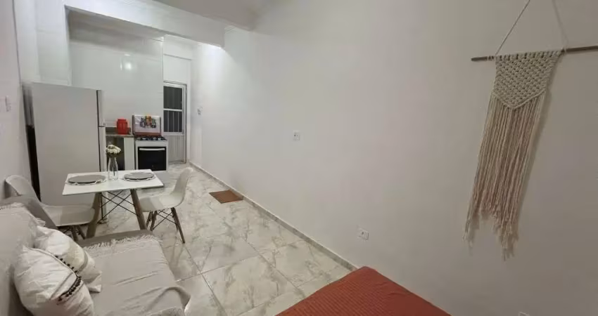 Kitnet com 1 dormitório à venda, 30 m² por r$ 210.000,00 - aviação - praia grande/sp