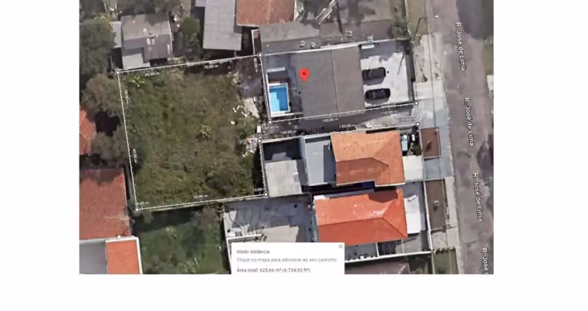 Terreno à venda, 624.70 m2 por r$850000.00  - tingui - curitiba/pr