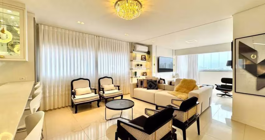 Apartamento alto padrão no centro de tubarão/sc — 198,14 m² | 3 suítes | mobiliado
