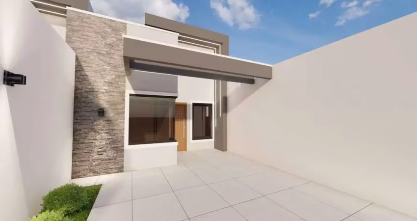 Casa à venda com 1 suíte + 1 quarto, jardim coopagro - toledo