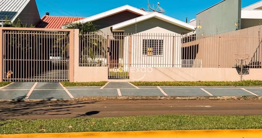 Casa semimobiliada para locação com 1 suíte + 2 quartos e sobra de terreno, JARDIM GISELA - TOLEDO/PR