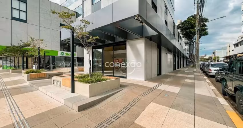 Sala comercial térrea de esquina no corporativo taipas para locação, centro - toledo/pr