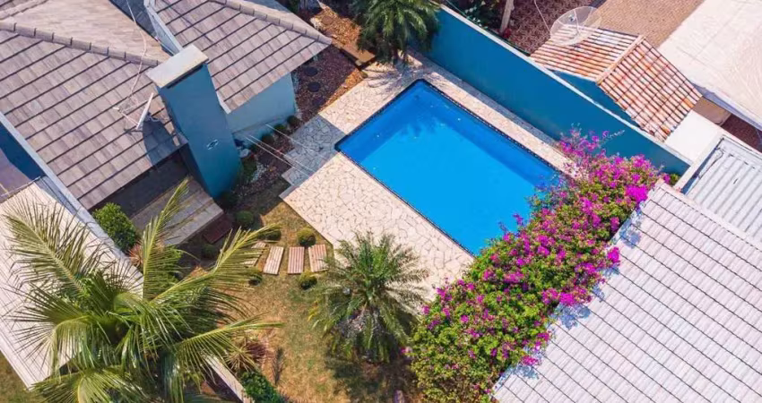 Sobrado alto padrão com piscina à venda, jardim panceira, toledo/pr