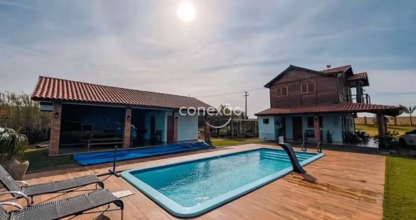 Chacara a venda com 20.000,00² com piscina e área de festa, linha concordia - toledo/pr