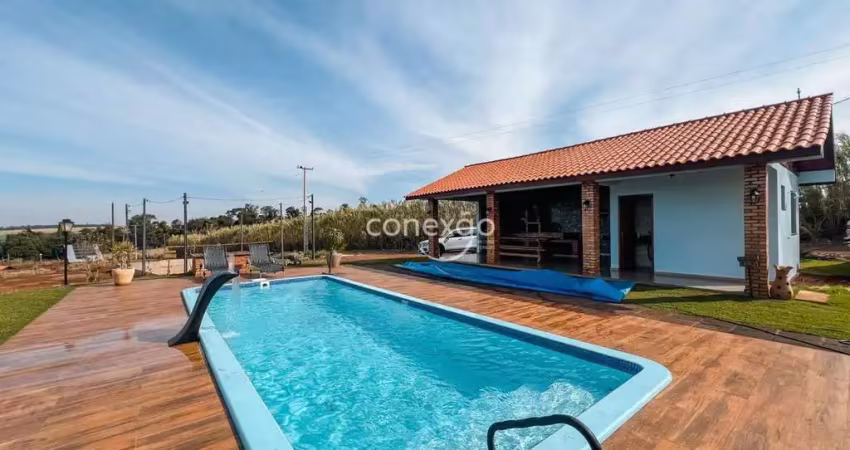 Chacara a venda com 20.000,00² com piscina e área de festa, linha concordia - toledo/pr