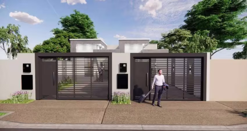 Casa à venda com 1 suíte + 2 quartos, jd. coopagro/toledo - pr