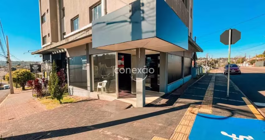 Sala comercial de esquina para locação, jd. parizotto - toledo/pr