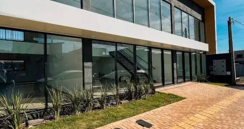 Sala comercial com mezanino e estacionamento para locação, vila pioneiro - toledo/pr
