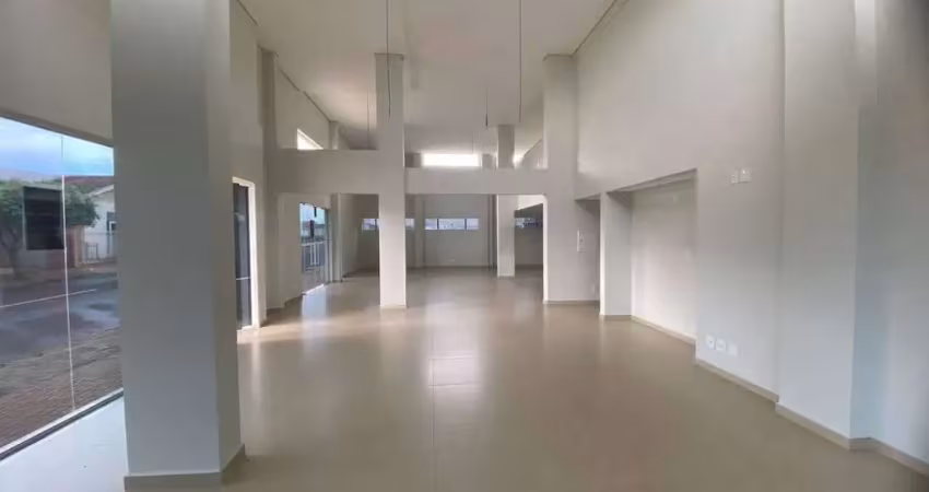 Sala comercial com mezanino para locação, vila becker, toledo/pr