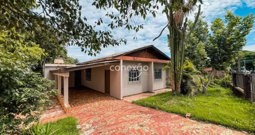 Casa á venda e locação com 03 quartos e sobra de terreno, vila industrial - toledo
