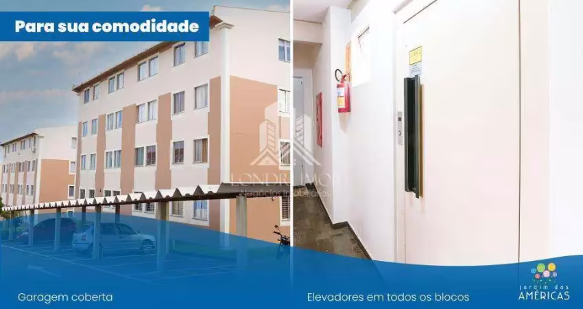 Apartamento para Venda em Londrina, JARDIM DAS AMÉRICAS, 2 dormitórios, 1 banheiro, 1 vaga