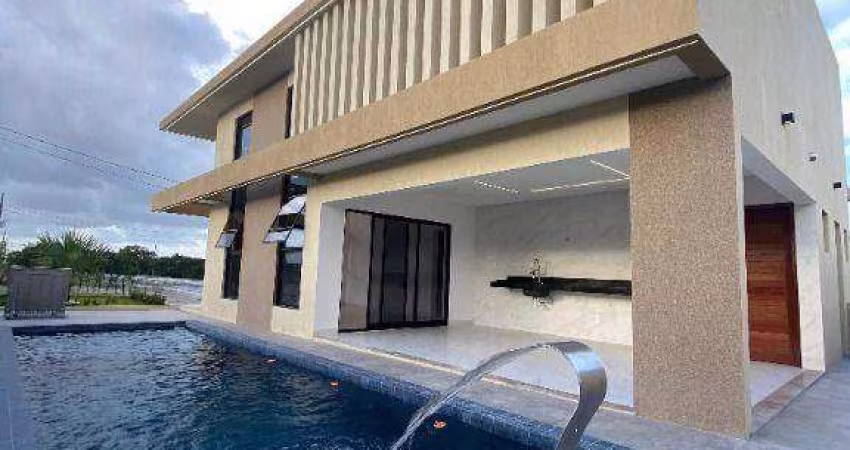 Casa 3 suítes de luxo em condomínio
