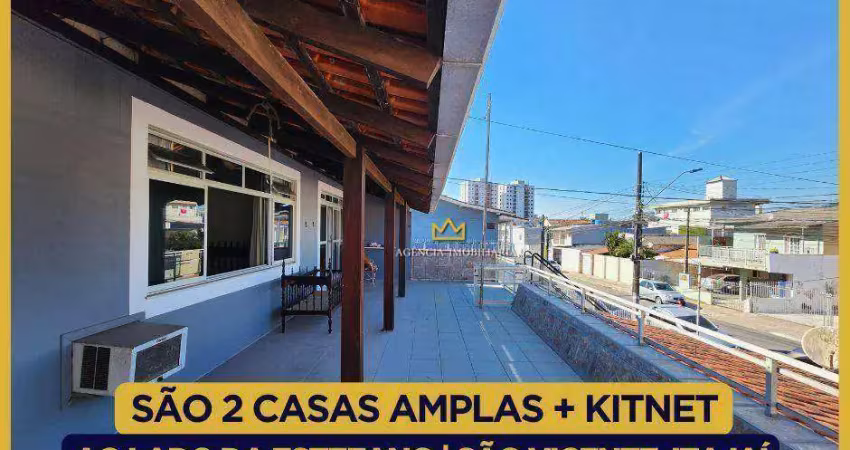 2 casas amplas + sala comercial ao lado da estefnao josé vanolli, são vicente itajaí/sc