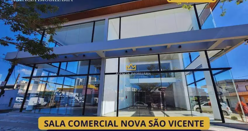 Aluguel sala comercial nova melhor localização bairro são vicente itajaí