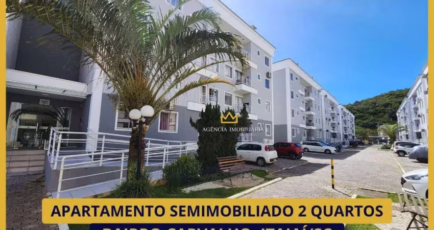 Apartamento 2 quartos,  5 minutos da univali - carvalho itajaí/sc