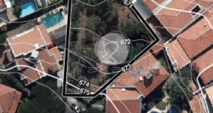 Terreno para venda no Parque São Quirino em Campinas R$ 598.000,00 - Próximo do Taquaral