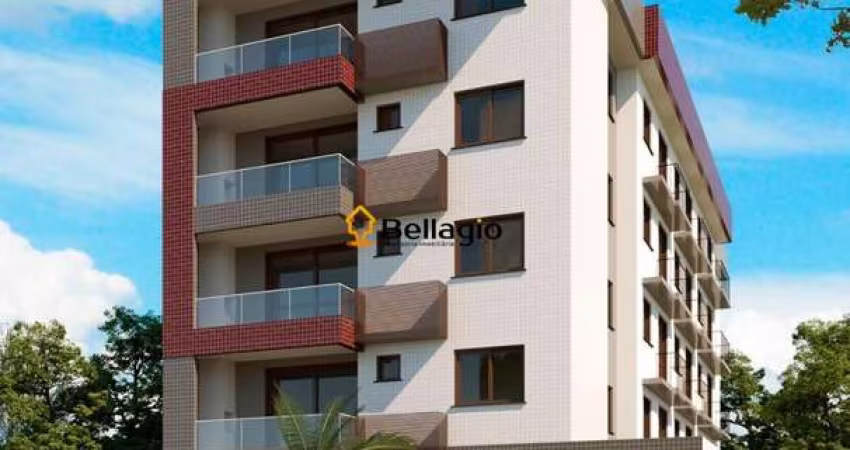 Apartamento com dois dormitórios sacada e churrasqueira.