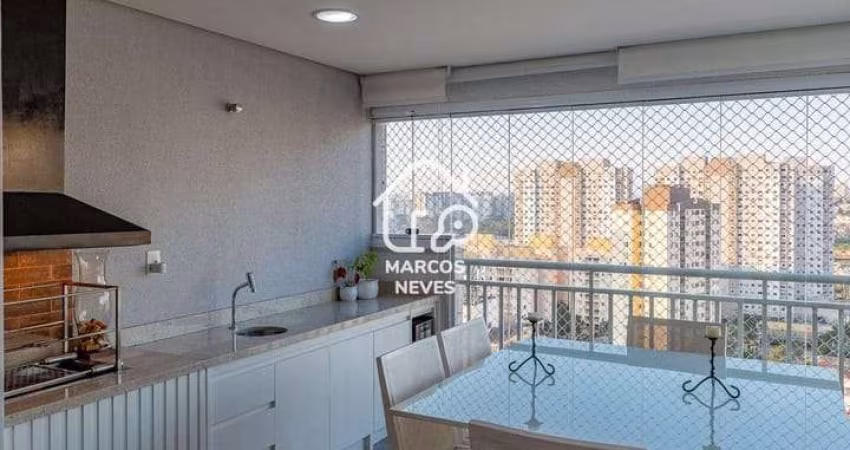 Apartamento 102m² à Venda no Tatuapé | 3 dormitórios, Varanda Gourmet, 2 Vagas Cobertas | Próx. Metrô Carrão