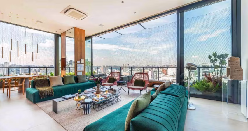 Cobertura para venda com 4 quartos, sendo 4 suítes, 408m²