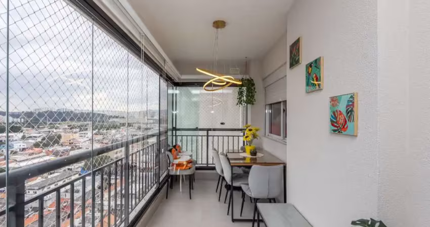 Apartamento tipo para venda em vila anastácio com 2 quartos, sendo 1 suíte, 69m²