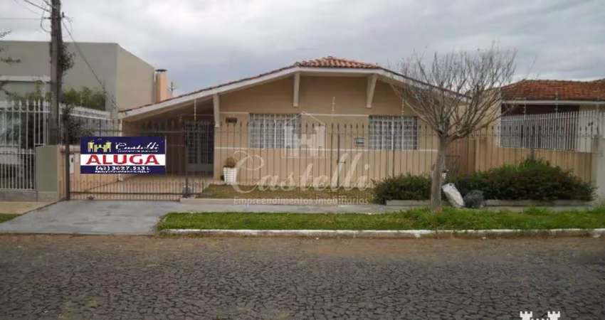 Casa para locação, jardim américa, rua ivon zardo, ponta grossa - pr