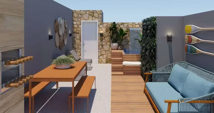 Residencial Carmel - Cobertura com 2 dormitórios à venda, por R$ 550.000 - Vila Bocaina - Mauá/SP