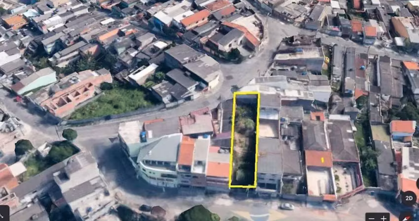 Terreno à venda, 306 m² por r$ 350.000,00 - vila falchi - mauá/sp