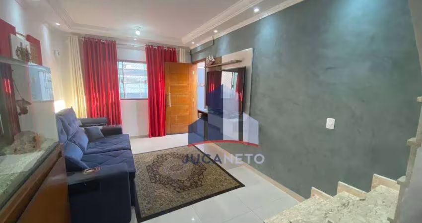 Sobrado com 4 dormitórios, energia solar, 4 vagas de garagem à venda, 191 m² por R$ 690.000 - Jardim Santa Lídia - Mauá/SP